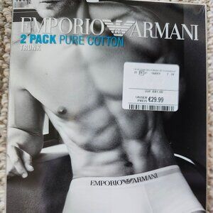 Emporio Armani 2pk Pure Cotton Trunk